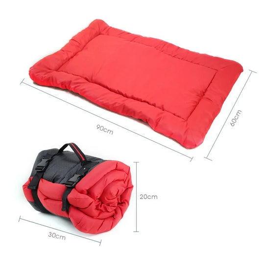 Portable Dog Bed Outdoor Bed Dog And Cat Waterproof Bed Roll for Pet Travel Hiking Camping Wander For Dog Cat Puppy Cotton Nest