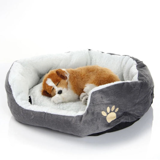 Dog Bed Cat Bed Pet Beds with Thickened PP Cotton Dog Cave Bed and SofaSuitable for Small Puppy Cat Bed